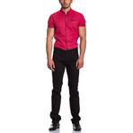 Slim Low Rise Button Fly Pants // Black (30)