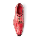 Veloce Wing-Tip Derby // Red (Euro: 40)