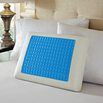 Pure Rest Gel Top Memory Foam Pillow Gel Top