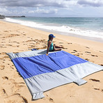 Wildhorn Outfitters // Sand Escape Beach Blanket (Dark Blue)