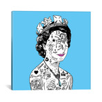 Icon Ink Series // Queen Lizzy II (18"W x 18"H x 0.75"D)