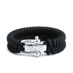 Survival Bracelet // Fish Tail (Black)