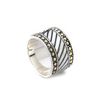 Wide Band Accent Ring (Size 9)