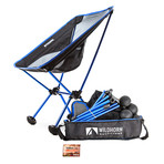 Wildhorn Outfitters // TerraLite Portable Camping + Beach Chair (Black)