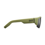Men's Living Flip Sunglasses // Matte Olive + Green + Gray