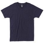 V-Neck Tee // Navy (L)