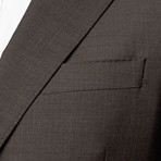 2 Button Suit // Charcoal Weave (56R)