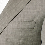 2 Button Suit // Light Grey Weave (48R)