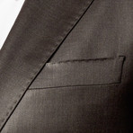 2 Button Suit // Shiny Charcoal (52R)