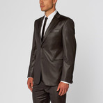 2 Button Suit // Shiny Charcoal (52R)