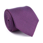 Silk Tie // Magenta + Light Blue