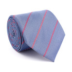 Silk Tie // Blue + Red