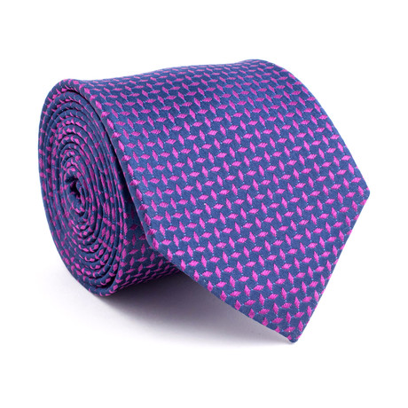 Silk Tie // Purple + Magenta