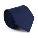 Polka Dots Silk Tie // Navy