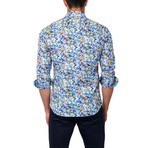 Paradise Unknown Button-Up Shirt // Blue (L)