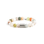 Jean Claude Jewelry // Quartz + Flower Agate Bracelet // Multicolor