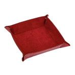 Suede Change Tray // Red