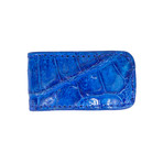 Crocodile Money Clip // Cobalt