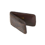 Crocodile Money Clip // Brown