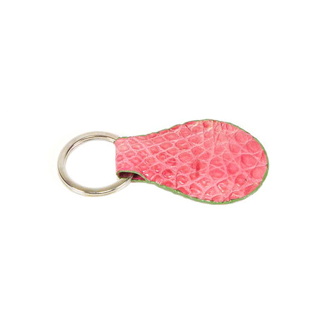 Crocodile Key Fob // Pink