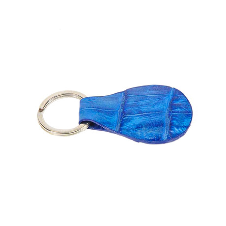 Crocodile Key Fob // Cobalt