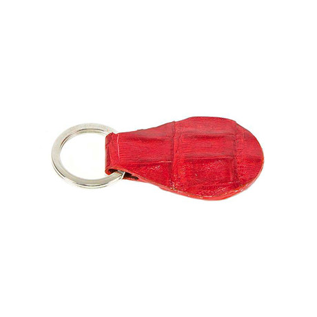 Crocodile Key Fob // Red