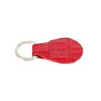 Crocodile Key Fob // Red