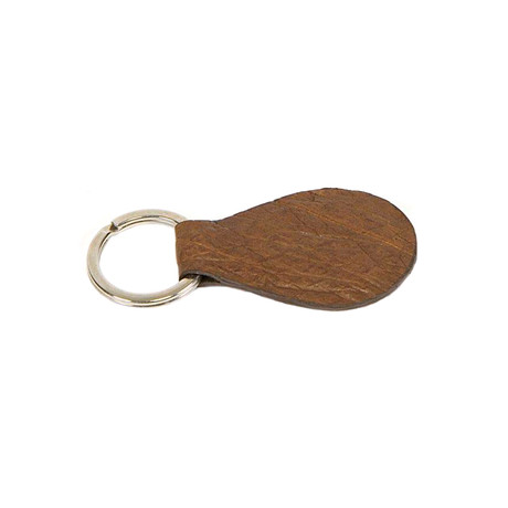 Ostrich Key Fob // Brown