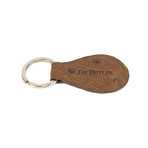 Ostrich Key Fob // Brown