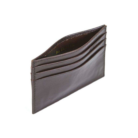 Calf Card Case // Brown