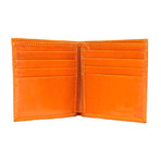 Calf Bifold Wallet // Orange