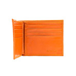 Calf Bifold Wallet // Orange