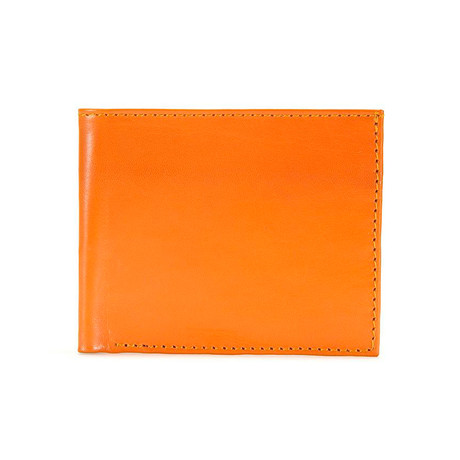 Calf Bifold Wallet // Orange