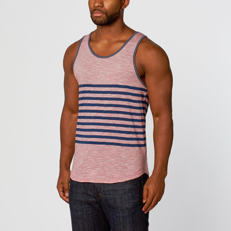 Jerry Long Curved Tank // Cranberry Red (XS)