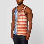 Evan Sublimation Tank // Dress Blue (L)