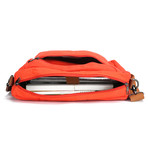 Canvas Messenger Bag // Red