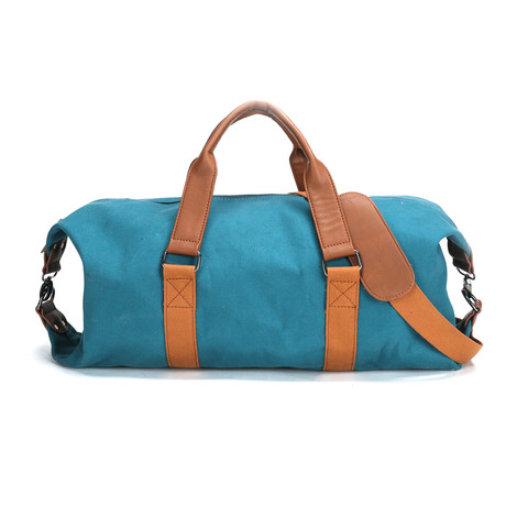 Canvas Duffle Bag // Blue
