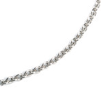 Rhodium Plated Silver Chain (18" Chain)