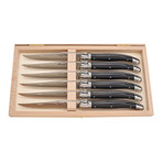 Steak Knives + Black Handles // Set of 6