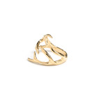 Antler Ring // Gold (Size 4)