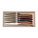 Steak Knives + Wood Handles // Set of 6