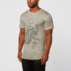 Only The Brave Tee // Stone (L)