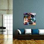 Muhammad Ali (16"W x 16"H x 1.5"D // Stretched Canvas)
