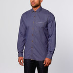 New Orleans Micro Check // Navy (S)