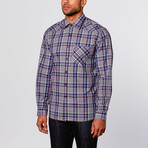Memphis Check Shirt // Navy (XL)