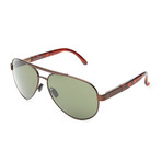 Spite Bronze Sunglasses // Amber Lens