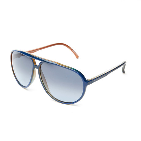 Smooth Sunglasses // Blue + Peach Ash Lens