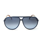 Smooth Sunglasses // Blue + Peach Ash Lens