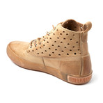 Blackstone // Perforated High-Top Sneaker // Taupe (Euro: 43)