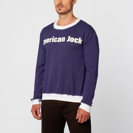 AJ Warm-Up Sweatshirt // Navy (S)